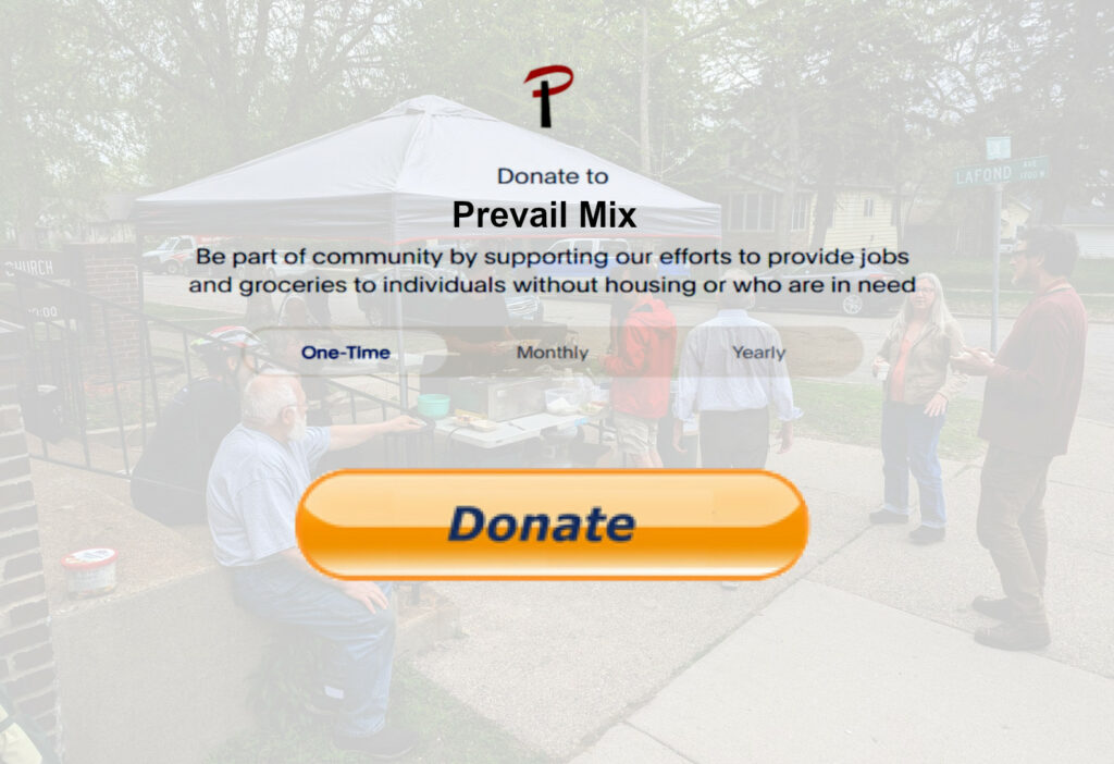 Donate button for Prevail News dba Prevail Mix